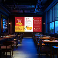 Blank restaurant shop sign or menu board with blank front realistic on a mockup template psd