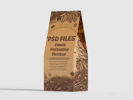Pouch for Mockup presentation design psd