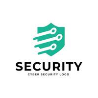 The logo for security cyber security vector