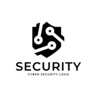 Cyber security logo design vector
