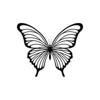 Intricate Butterfly Coloring Page for Mindfulness and Therapy Activities vector
