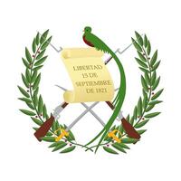 Guatemala element flag national material design vector