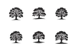 Tree icons set illustration vector