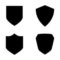 Shields icon set illustration vector