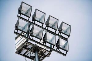 Stadium lighting floodlight photo
