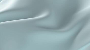 Abstract tenderness blue turquoise silk background luxury wave cloth satin color fabric. Soft liquid wave splash, wavy fluid backdrop texture. Fluttering material. 3D animation motion design wallpaper video