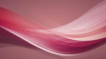 Pink red modern abstract digital geometric gradient background luxury silk wave cloth pastel color fabric Wavy liquid fluid texture 3D animation motion fluttering material wallpaper advertising design video