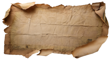 Crumpled Grunge Note with Weathered Border and Frame png