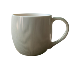 Close-Up of a Ceramic Mug with Glazed Surface and Handle png