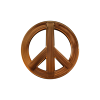 Peace symbol on a calm background, representing harmony, tranquility, and unity. png