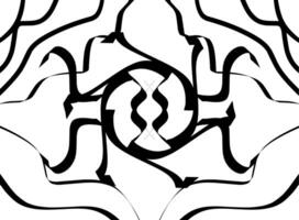 black pattern on a white background vector