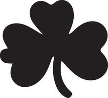 Unique Clover Icon Illustration Silhouette for Creative Use vector