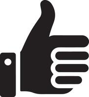 Unique Hand Icon Silhouette Art for Graphic Projects vector