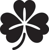 Versatile Clover Icon Illustration Silhouette for Branding Needs vector