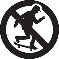 No skating Images art vector