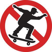 No skateboarding Images art vector