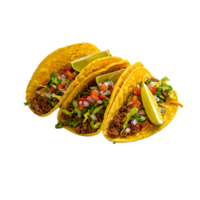 tacos are shown on without background png