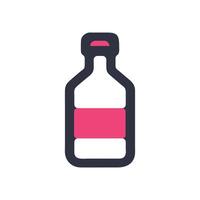 drinks bottle icon design vector