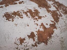 Vintage style old white cement wall for background photo
