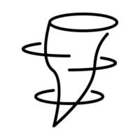 Tornado weather icon illustration vector