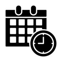 Business Calendar and Time Management Icon vector