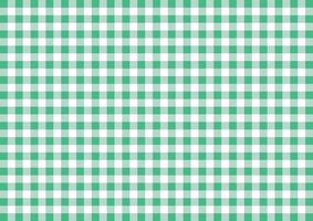 Coral Green Gingham Pattern Seamless Checkered Design for Fabrics and Backgrounds vector