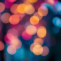 Background with Abstract colorful bokeh design photo