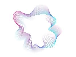 Collection of colorful neon round sound waves. Sound curve, radio frequency spectrum lines for equalizer . set of colorful spectra for music poster and banner. illustration. vector