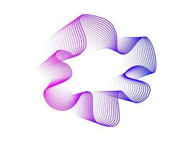Collection of colorful neon round sound waves. Sound curve, radio frequency spectrum lines for equalizer . set of colorful music poster and banner cliparts. illustration. vector