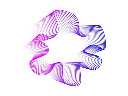 Collection of colorful neon round sound waves. Sound curve, radio frequency spectrum lines for equalizer . set of colorful music poster and banner cliparts. illustration.