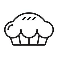 pie line icon. vector
