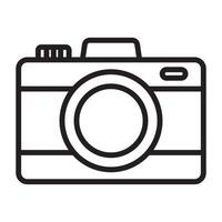 camera line icon. vector