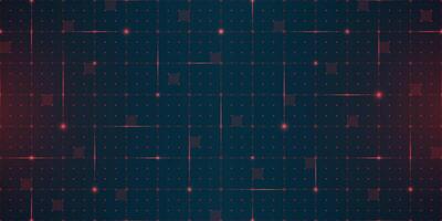 VR HUD futuristic cross shaped grid interface. Intersecting lines in seamless head up display pattern. Digital UI mesh cyber screen. Hi tech GUI visor background. FUI sci fi digital game eps texture vector