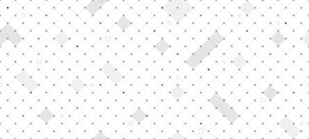 VR HUD futuristic interface rhombus grid. Digital UI screen rhombic mesh. GUI hi tech visor seamless pattern. Spaceship head up display square cross particles. FUI Sci Fi dashboard. White background vector