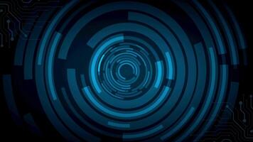 blue modern circle abstract rotation Background Pattern design video
