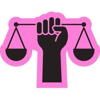 Justice icon, Judgement, measure, equality vector