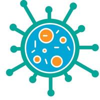 Bactery Icon, Unicelluler Symbol vector