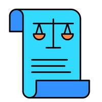 Justice icon, Judgement, measure, equality vector