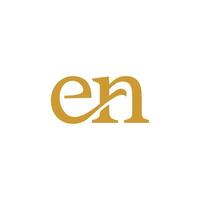 initial letter E and N, EN, NA logo icon template vector