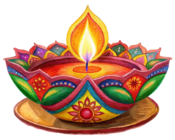 Diwali Diya in a Traditional Indian Setting png