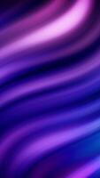Abstract moving colorful lines in curved form. Animation. Colored pulsating wave lines with neon light create relaxing background video