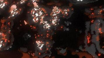 Colorful shimmering streams of liquid pattern. Motion. Shimmering streams of liquid pattern move in space. Pattern of colored and shimmering spots in stream video