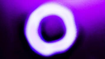 Dark background with a laser ring. Motion. Green and purple lines of laser beams that move in different directions in the animation. video