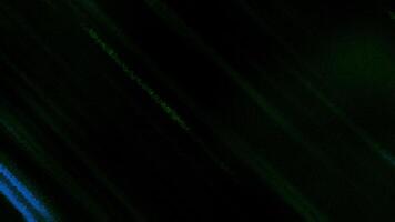 Black background with green and blue horizontal stripes. Motion. Bright stripes in 3d format that flicker and disappear in turn. video