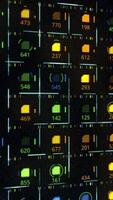 Futuristic abstract animation of digital market background with commercial data flow. Animation. Global economic data statistics. video