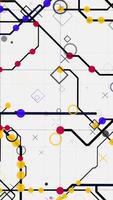 elétrico esquema o circuito com brilhante abstrato sinais fluindo para dentro diferente instruções em branco fundo. animação. neural rede e grande dados, artificial inteligência, matriz conceito, desatado video