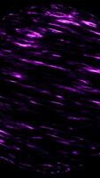 Abstract live neon ball. Animation. Live textured balls or spheres emit neon light on black background. 3D rotating ball consisting of glowing neon lines on black background video