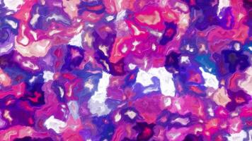 Pink and gold background. Motion. A light background in abstraction with bright clubs of paint that is highlighted in 3d format. video