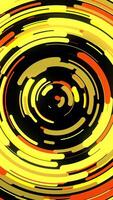 Abstract rotating glowing lines, 3d colorful background. Animation. Many narrow lines moving fast in a circle and forming a swirl. video
