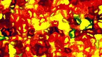 Flashing background with bright colorful spots. Motion. Computer lava background with flashing spots. Flashing spots in style of computer abstract lava video